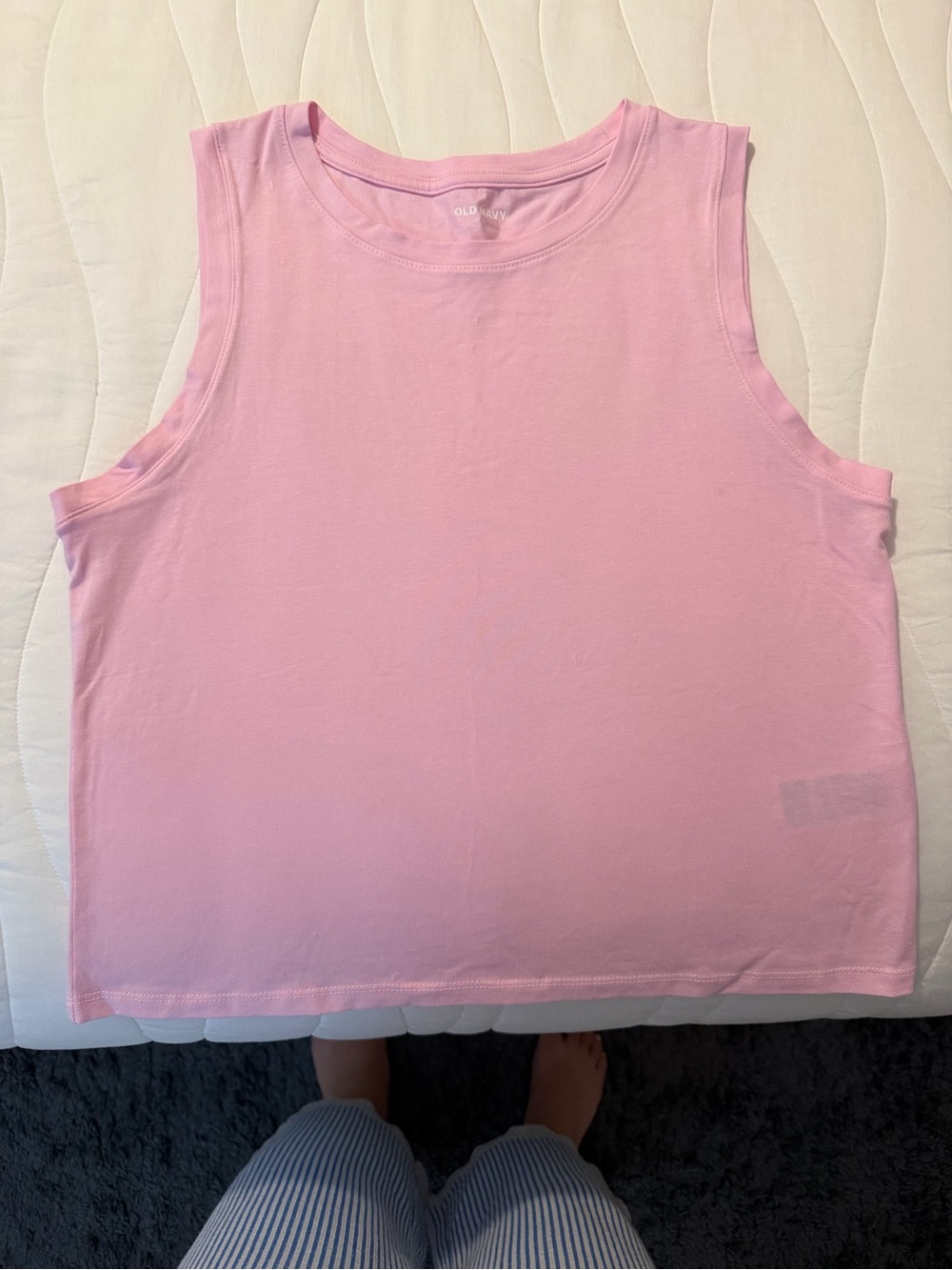 Old Navy Light Pink Crewneck Tank